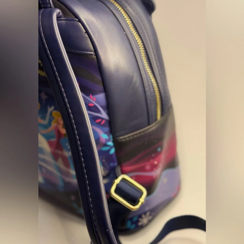 Disney Parks Cinderella Castle Carriage Loungefly Mini Backpack